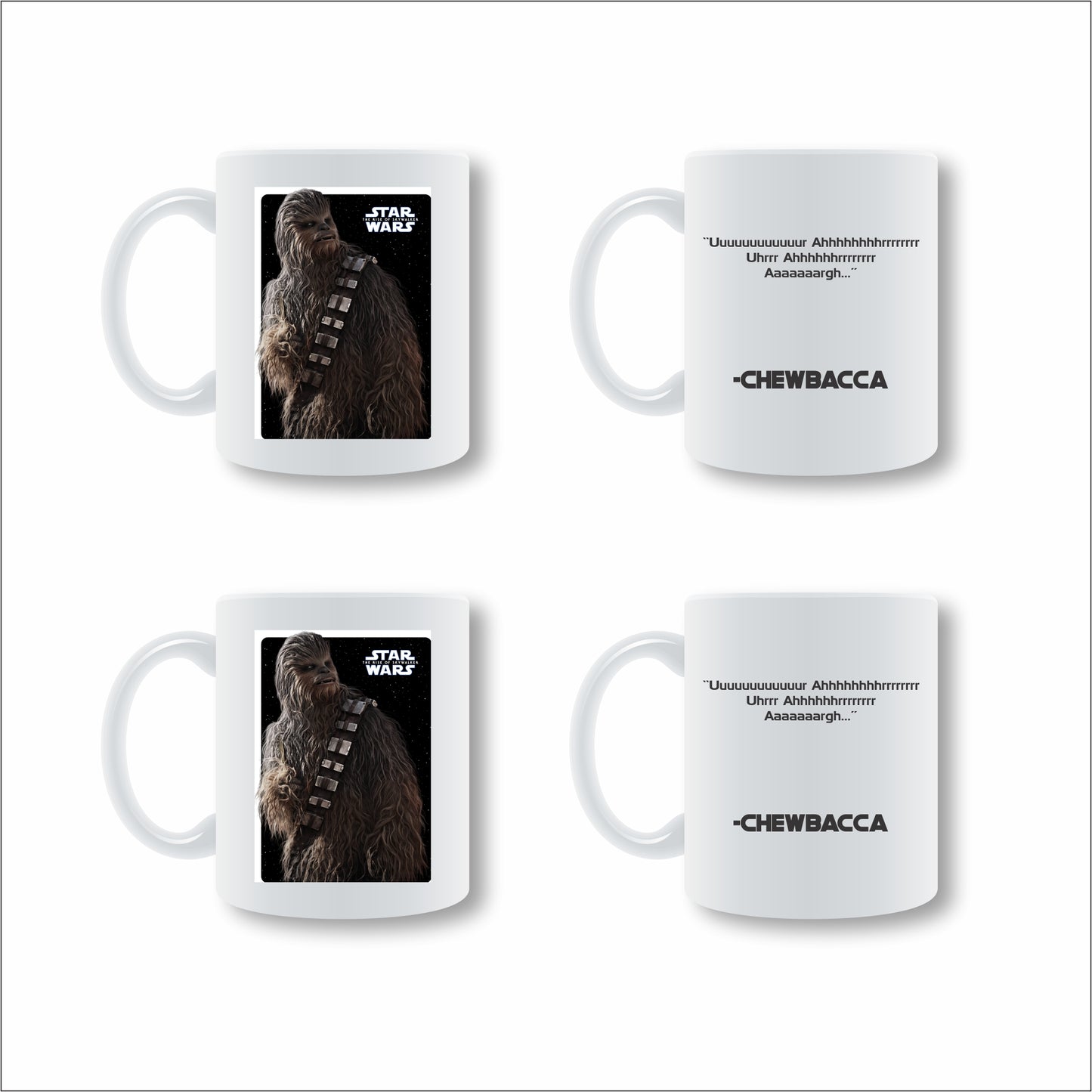 Chewbacca Mug Set