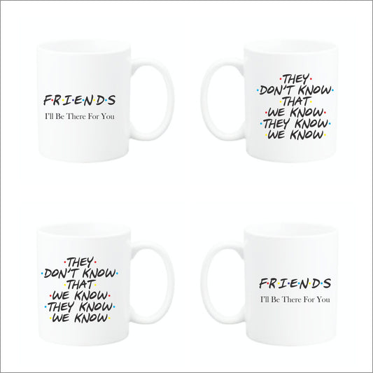Friends Quote Mug Set