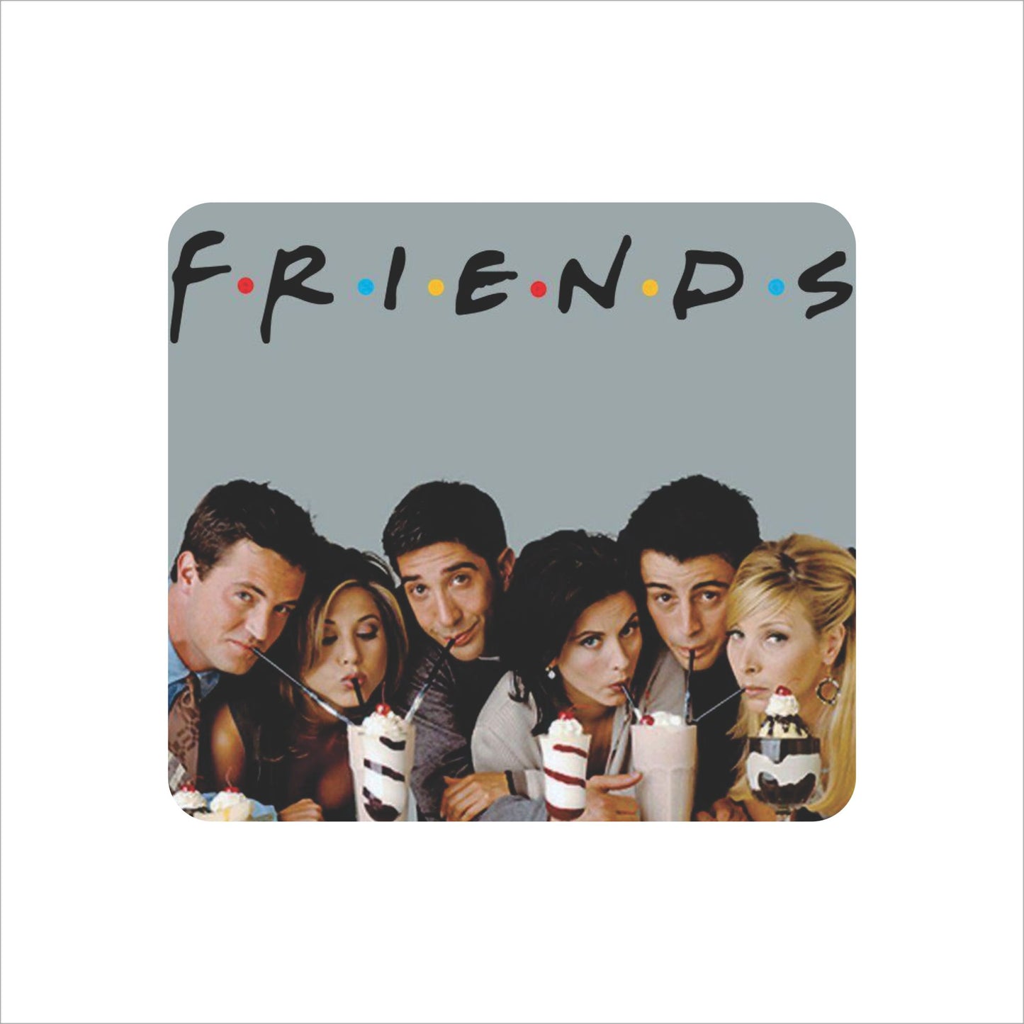 Friends Cover Mouse Pad