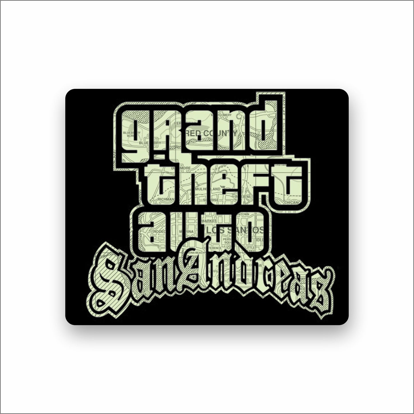 Grand Theft Auto San Andreas Mouse Pad