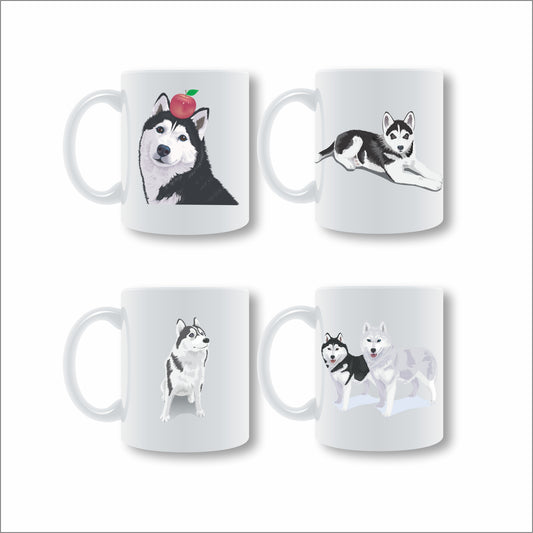 Husky Mug Set