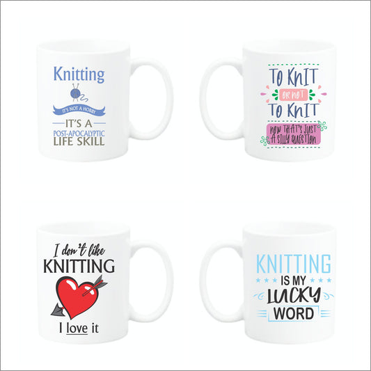 Knitting Mug Set