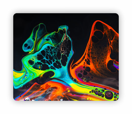Multicolour Paint Mix Mouse Pad