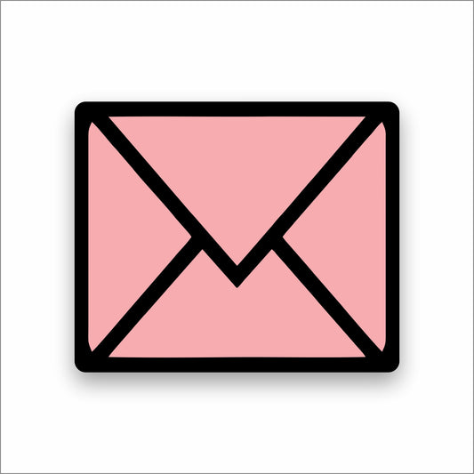 Pink Envolope Mouse Pad