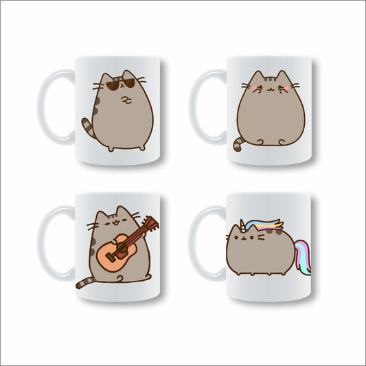 Pusheen Cat Mug Set