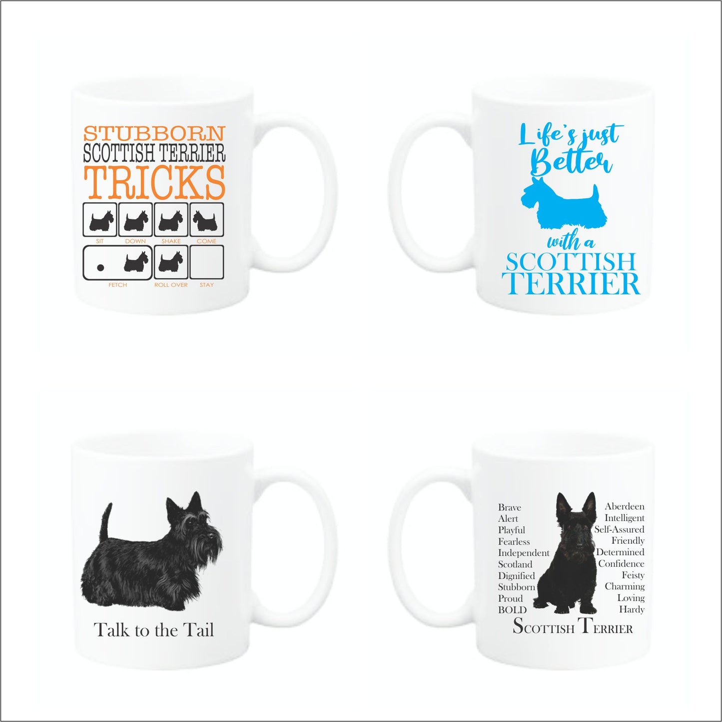 Scottie Mug Set
