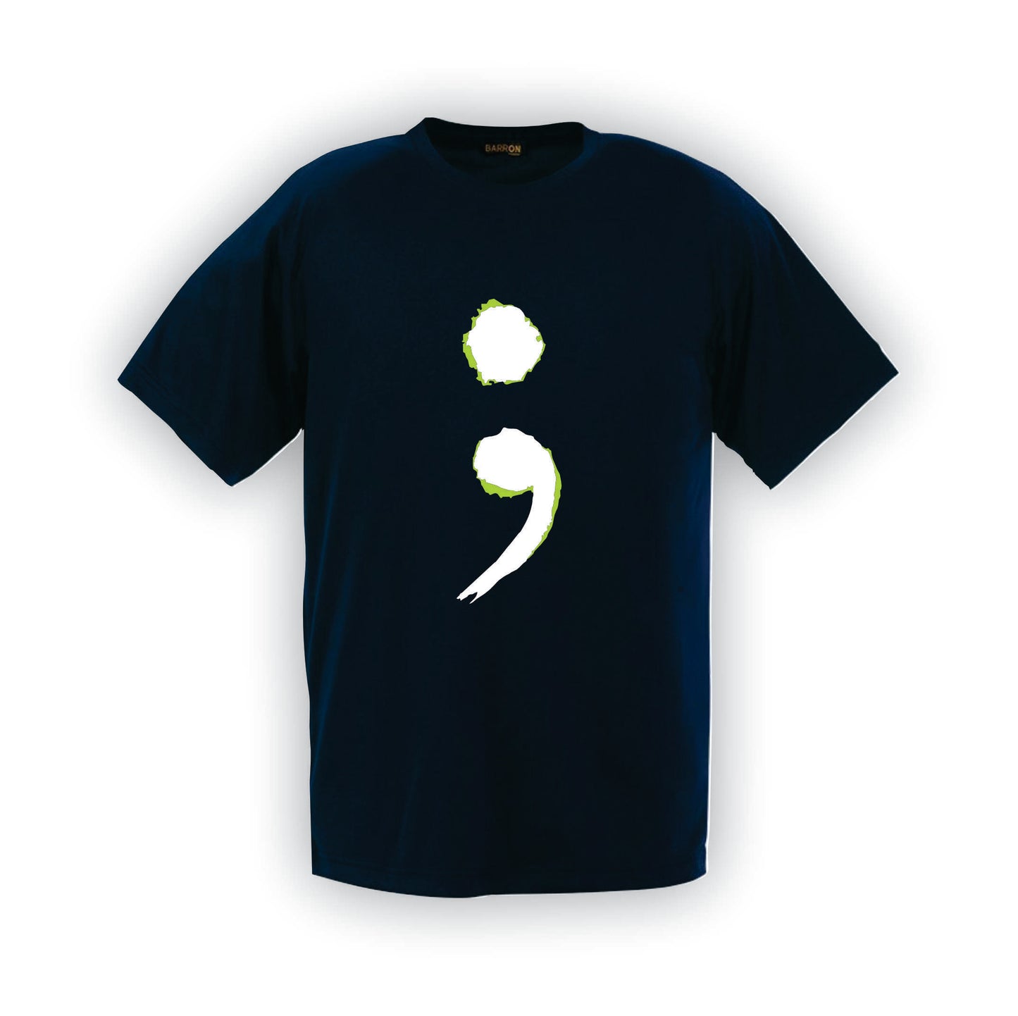 Scribbled Semicolon | T-Shirt | MHA
